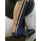 Childrens Navy/Almond Washable Half Chaps - Clearance