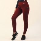 High-Waist Pocket Silicone Knee Tights